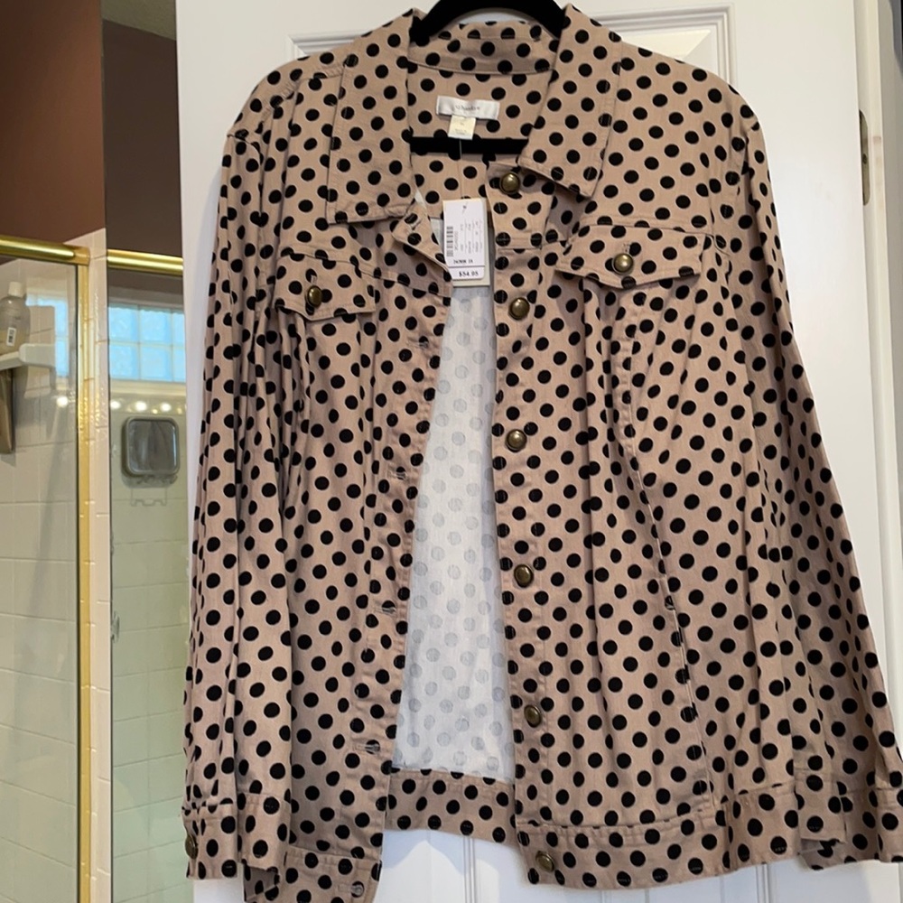 3x CJBanks twill long sleeves jacket NWT